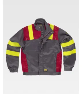 Cazadora combinada ignífuga, antiestática con protección para soldadura y arco eléctrico B1199