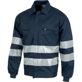 Cazadora de alta resistencia con cintas reflectantes WORKTEAM Combi B1107
