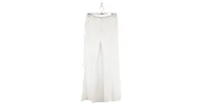 Miu Miu Pantalones rectos en algodón Blanco 