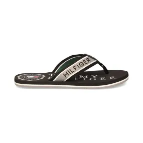 Tommy Hilfiger Masculino Flip_Flop_Sandals Hilfiger_Maritime_Beach_Flipfl Black